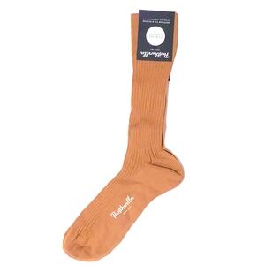 Pantherella Danvers Cotton Blend Lisle Socks sz Medium (8.5-11) Cumin Orange NWT
